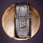 Bianchi Universal Radio Holder Swivel Back Accumold Elite Leather Basket Weave