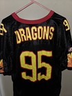 Vintage New York Dragons Afl Arena Football Jersey Majestic Mens Xl Nwt Black   