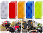 Reflective Tape 50pcs Waterproof Safety Warning Stickers For Vehicles Bicycles