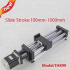 100-1000mm Ball Screw Linear Cnc Slide Stroke Long Stage Actuator Stepper Motor
