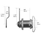 5 8  Thumb Operated Offset Cam Lock  Rv Compartment Latch  5 8 Inch - 2 Pack