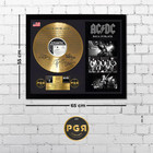 Gold Plated Lp Vinyl - Ac Dc - Memorabilia Music Gift   Pgr