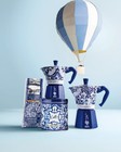 Bialetti Dolce gabbana   Mediterranean Blue Express Coffee Maker 6 Cup   