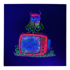 Marq Spusta  screen Time   sticky Teal  Mini Print