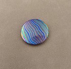 Titanium-damuscus Timascus Worry Coin Od28 5mm   T2 5mm - Mokuti