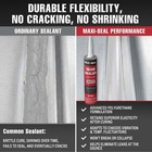 Maxi-seal White Polyurethane Seam Sealer  6-pack  10 5oz Tube    Durable  