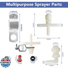 Spray Boom Repair Kit  Sprayer Parts Including 8001-vs Tips Scree