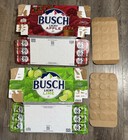 Busch Light Lime   Apple 2025 Empty Boxes Limited Edition Beer Bar Man Cave 30pk