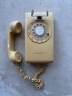 Vintage Rotary Itt Wall Phone Stromberg Carlson Harvest Gold Untested