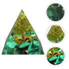 Crystal Orgone Pyramid Chakra Reiki Healing Meditation Orgonite Energy Stone