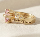 Customized High School Class Ring Graduation Gift For Women 925 Sterling Silver