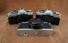 Five Vintage Minolta Camera Bodies X-700 Xg-1 Xg-7 X-370 - Parts Or Restoration