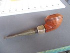 E9  Caminetto  2 L 12  Hand Made Cucciago Italy  Sterling Band  Tobacco Pipe