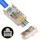 Rj45 Crimper Cat5 Cat6 Ethernet Crimping Tool With Rj45 Pass Through Connectors