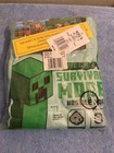 New Minecraft Pajamas Cotton Size 8 Sleep Set Minecraft 4-pieces Still Sealed
