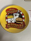 Mcdonalds 1995 Rare Collectors Club Convention Plate Limited Edition 56 400