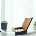 20 Pack 12x10x3 Inches Black Shipping Boxes  Corrugated Mailer Boxes  Packagi   