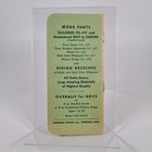 Oshkosh B   gosh Advertising Promotional Memo Book Joe Daas Chambers Nebraska