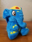 Neopets 2008 Elephante Trio -  Blue   Starry And Pink Elephantes Jakks Pacific 