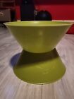2 Vintage Plastic Margarine Butter Bowls Nu Maid Parkay Cereal Soup Green New
