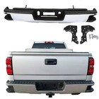 Chrome Rear Step Bumper Assembly For Chevy Silverado Gmc Sierra 1500 2014-2018