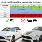 Pair Led Fog Lights For 2018-2023 Ford Mustang Turn Signal Lamps Drl Right Left