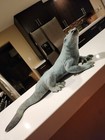 Rare Bronze 20  Komodo Dragon Reptile Life Like Detailed Lizard Statue Figure