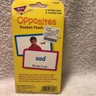 Opposites Pocket Flash Cards By Trend Enterprises  54 Flash Cards   2 Activity C