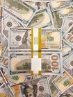 50 Or 100pcs 100 Bill Replica Money Prop For Pranks   Movie Production