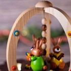 Easter Pyramid With 3 Bunnies