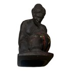 Littco 1925 Indian Potter Bookend Male Cast Iron Littco Vintage Native Decor