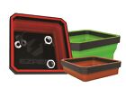 Ez Red Tools New Eztray-clr 3 Pack Expandable Magnetic Trays Green  Orange   Red