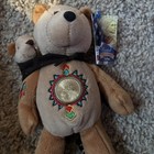 Limited Treasures Coin Bear 2001 Golden Dollar Coin Sacagawea And Pomp Usa 1776