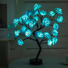 Led Rose Tree Lamp Night Light Romantic Flower Table Lamp Flower Night Light