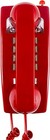 Traditional Red Wall Phones For Landline Mechanical Ringing  Classic 2554 Wal   