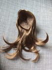 Joss C Wig Layered Brown Hair American Girl Doll Ooak Custom Replacement 
