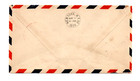 Rare 1936 Lz 129 Hindenburg Zeppelin Airmail Cover Frankfurt To Nyc  Herbert