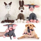 Pet Chew Toy Dog Puppy Squeaker Squeaky Play Soft Cute Sound Plush Teeth Toys