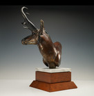 Vince Valdez  wyoming   plains Monarch  Antelope Sculpture Le  37 50  1987 
