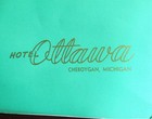 Vintage The Gaelic Room Menu  In The Hotel Ottawa Cheboygan Michigan 1950 s