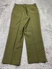 Vtg Military Pants  Large Reg Us Army Field Trousers M-51 Korean War Olive 1951