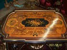Antique American Renaissance Inlaid Marquetry Table  Circa 1880