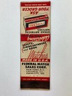 Federal Matches Safty Strike Anywhere And Book Mo Vintage Matchbook Cover