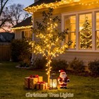 Warm White 8 Modes Christmas Tree Lights Plug In Connectable Fairy String Light