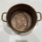 Vintage Hammered Copper Dovetail Brass Handle Pot Kitchenware 7 5   x4    Turkey