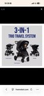 Brand New    Chicco Bravo 3-in-1 Quick-fold Trio Travel System - Ombra