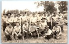 Rppc Wwi Army Soldiers Machine Gun Real Photo Postcard