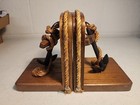 Vintage Wooden Nautical Anchor Bookends