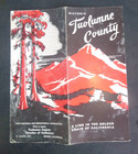 1950 s Tuolumne County Brochure Road Map California