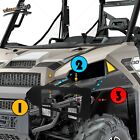Fit Polaris Ranger Xp 1000 900 Xp crew Dual Cube Led Pod Headlight Brackets plug